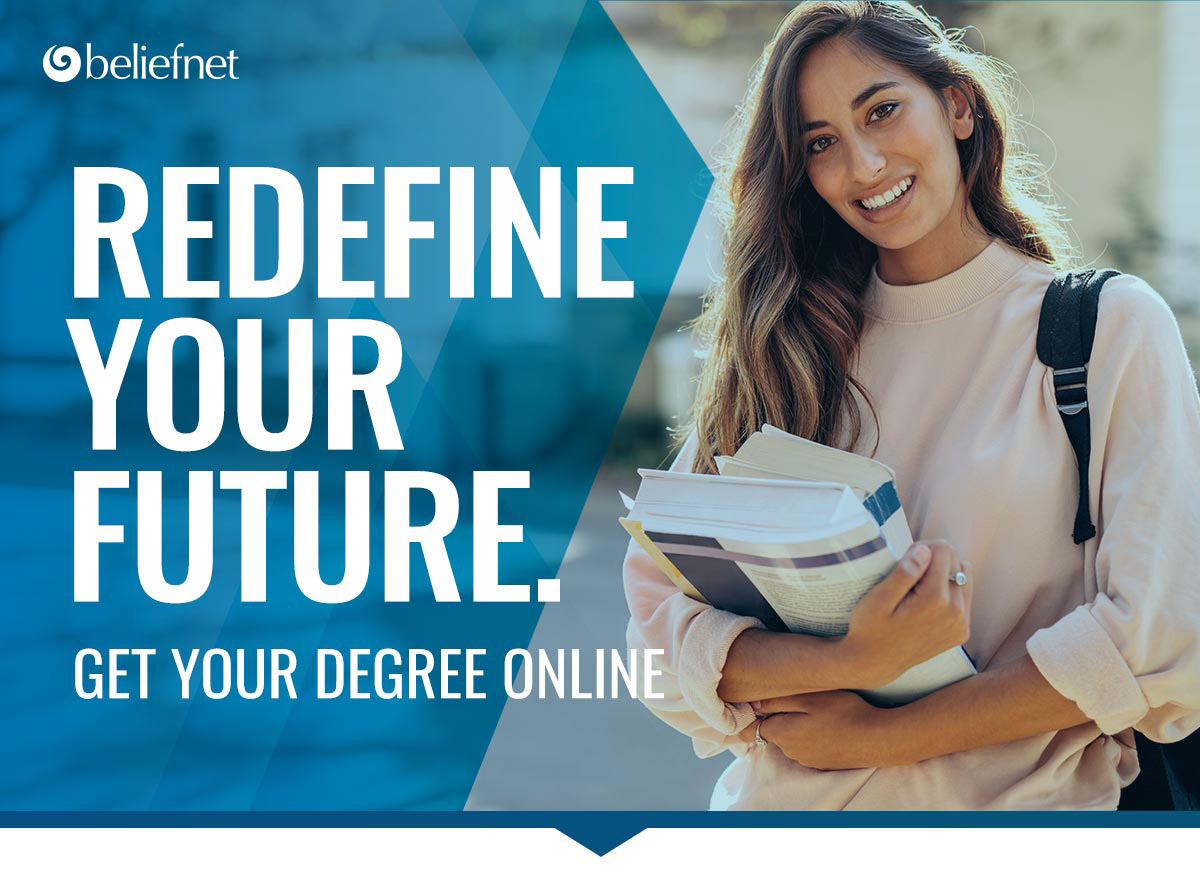 Redefine Your Future.  Get Your Degree Online.