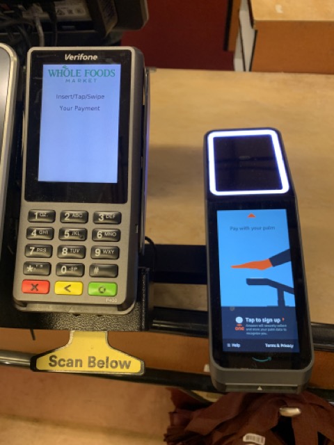 Point of sales scanner.